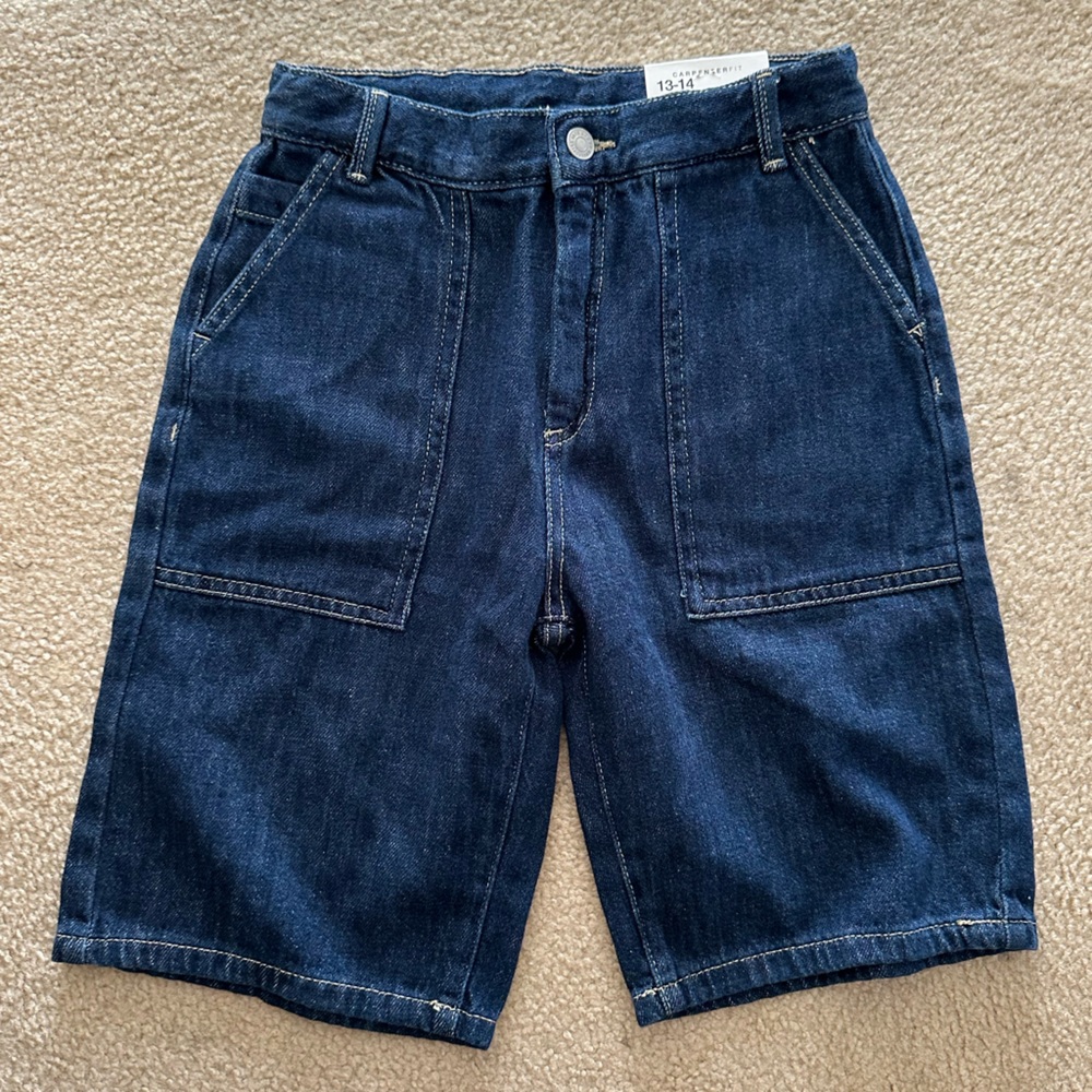 Zara Kids Dark Indigo Denim Shorts